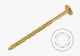 Carbon steel washer head screw